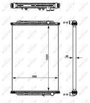  509726 - RADIADOR ALU BRAZED RENAULT TRUCKS