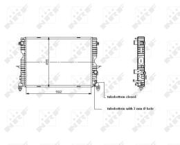 Nrf 509729 - RADIADOR ALU BRAZED LANDROVER DISCO