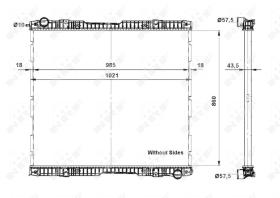  509739 - RADIADOR ALU BRAZED SCANIA R 04-
