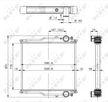  509768 - RADIADOR ALU BRAZED RENAULT TRUCKS