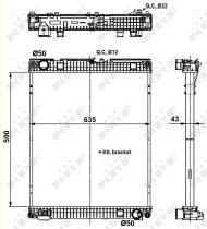  509873 - RADIADOR ALU BRAZED MAN TGL 05