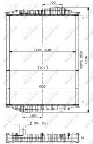  509887 - RADIADOR ALU BRAZED KASSBOHRER BUS