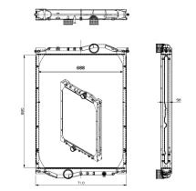  509889 - RADIADOR ALU BRAZED SETRA NEOPLAN