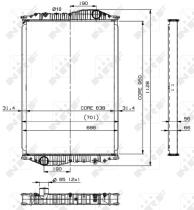 Nrf 509892 - RADIADOR ALU BRAZED KASSBOHRER NEOP
