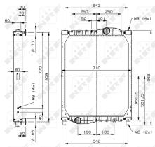  509908 - RADIADOR ALU BRAZED MAN NEOPLAN BUS
