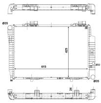 Nrf 51284 - RADIADOR ALU BRAZED MERCEDES C&E-CL