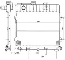 Nrf 51338 - RADIADOR BMW SERIE 3 E30 316I/318I