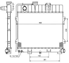 Nrf 51340 - RADIADOR BMW SERIE 3 E30 316