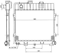 Nrf 51343 - RADIADOR BMW SERIE 3 E30 316 S