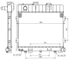 Nrf 51346 - RADIADOR BMW SERIE 3 E30 316