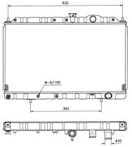  513485 - RADIADOR CU MITSUBISHI COLT 91-