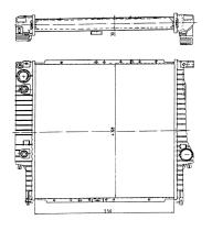 Nrf 51359 - RADIADOR BMW SERIE 3 E36 320