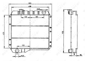 Nrf 513951 - RADIADOR CU TOYOTA LAND CRUISER 75-