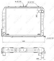  513962 - RADIADOR ALU BRAZED TOYOTA HIACE 89