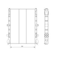Nrf 514790 - RADIADORES TRUCK SCANIA SCANIA