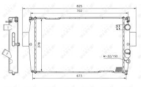  51538 - RADIADOR ALU BRAZED IVECO DAILY I 0