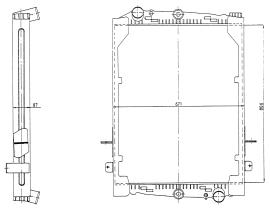 Nrf 51550 - RADIADOR DAF F 65/F 75