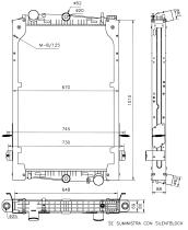 Nrf 51555 - RADIADOR DAF F 85