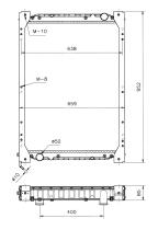 Nrf 51556 - RADIADOR DAF STADSBUS