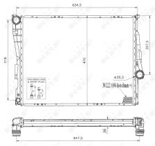 Nrf 51577 - RADIADOR ALU BRAZED BMW 316I 98-
