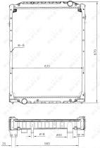  51598 - RADIADOR ALU BRAZED MERCEDES INTEGR