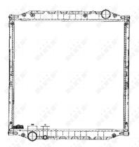 Nrf 51602 - RADIADOR ALU BRAZED MAN L2000 6-CYL