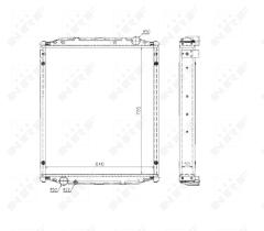  51604 - RADIADOR ALU BRAZED MAN L2000 93-
