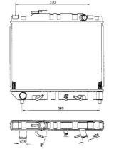 Nrf 516709 - RADIADOR TOYOTA STARLET 1.3