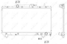  517590 - RADIADOR ALU BRAZED TOYOTA CARINA E