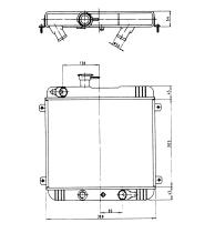 Nrf 517902 - RADIADOR FIAT RITMO  60 L/CL