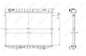 Nrf 519532 - RADIADOR ALU BRAZED OPEL VAUXHALL F