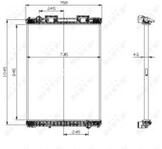  519537 - RADIADOR ALU BRAZED MAN F2000 94-