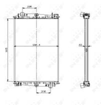  519586 - RADIADOR ALU BRAZED DAF 85 92-98