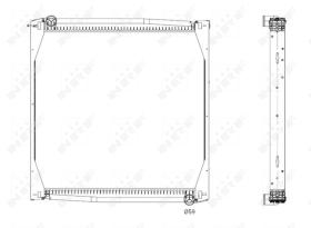  519587 - RADIADOR ALU BRAZED SCANIA 4-SERIE
