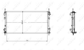  519697 - RADIADOR ALU BRAZED FORD TOURNEO 00