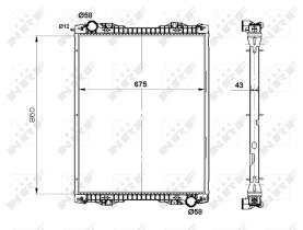  519743 - RADIADOR ALU BRAZED SCANIA P 04-