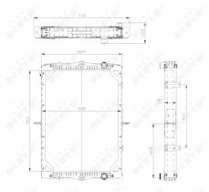  519745 - RADIADOR ALU BRAZED DAF LF55 01-