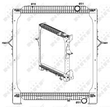  519798 - RADIADOR ALU BRAZED RVI PREMIUM 2 V