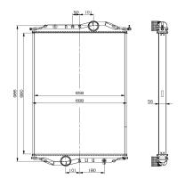 Nrf 519889 - RADIADOR ALU BRAZED SETRA NEOPLAN