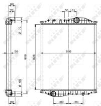  519908 - RADIADOR ALU BRAZED MAN NEOPLAN BUS