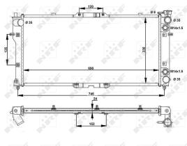 Nrf 52027 - RADIADOR MAZDA 626 91-