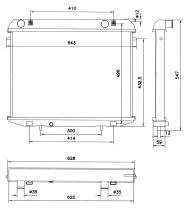Nrf 52046 - RADIADOR OPEL FRONTERA 2.0/2,3TD/2,