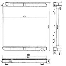 Nrf 52065 - RADIADOR SCANIA VABIS 4-SERIE/R 114