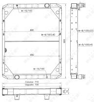  52077 - RADIADOR CU RENAULT TRUCKS MANAGER