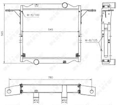  52084 - RADIADOR CU RENAULT TRUCKS MIDLINER