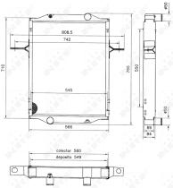 Nrf 52085 - RADIADOR CU RENAULT TRUCKS MIDLINER