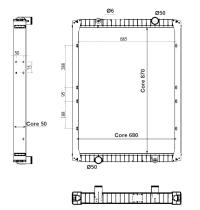 Nrf 52117 - RADIADORES TRUCK RENAULT TRUCKS MAN