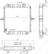 Nrf 52132 - RADIADOR CU NISSAN TRADE 94-