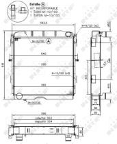Nrf 52139 - RADIADOR CU NISSAN CABSTAR E75 98-