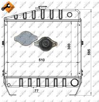 Nrf 52153 - RADIADOR CU CASE IH 844XL 845XL